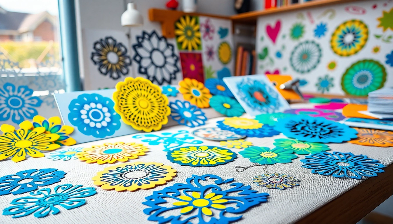 Craft vibrant projects with free svg designs showcased in a creative workspace.