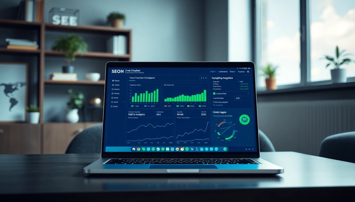 Visual representation of chatgpt seo optimization tools in a modern office setup.