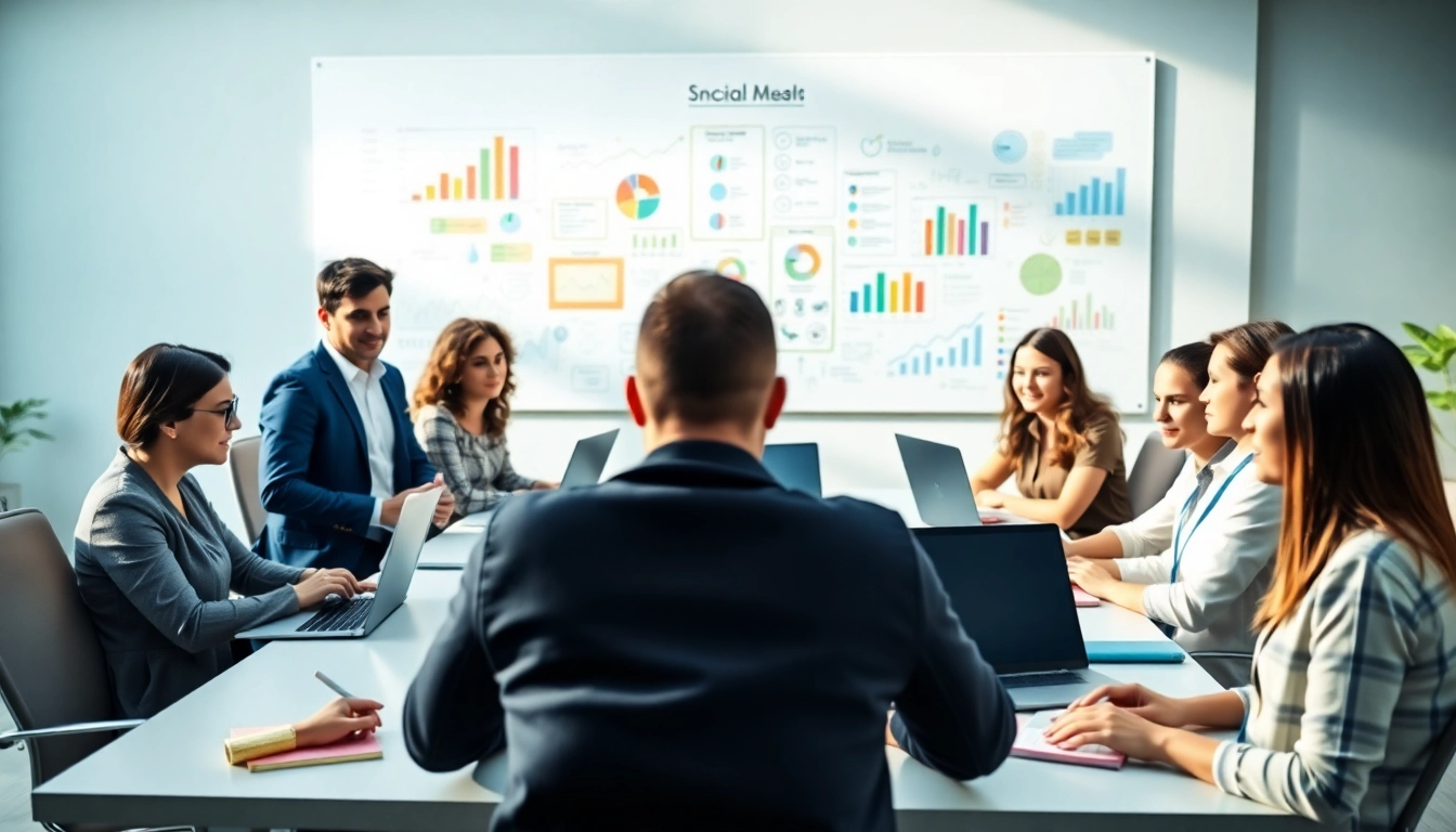 Creating innovative edmonton social media marketing strategies in a professional team setting.