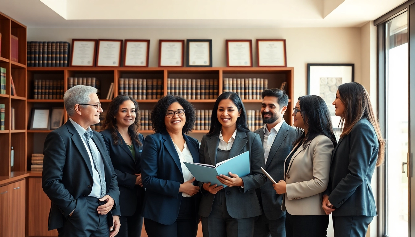 Engaging legal team at https://www.shiverhamilton.com discussing case strategies in a professional setting.