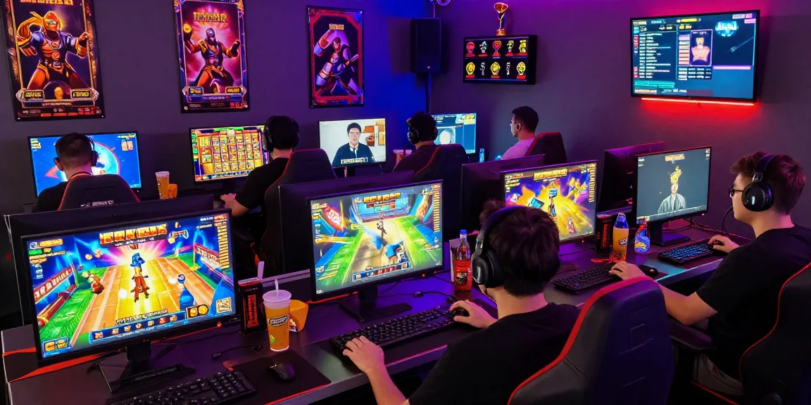 Players engaging with exciting slot games online, community interaction evident.