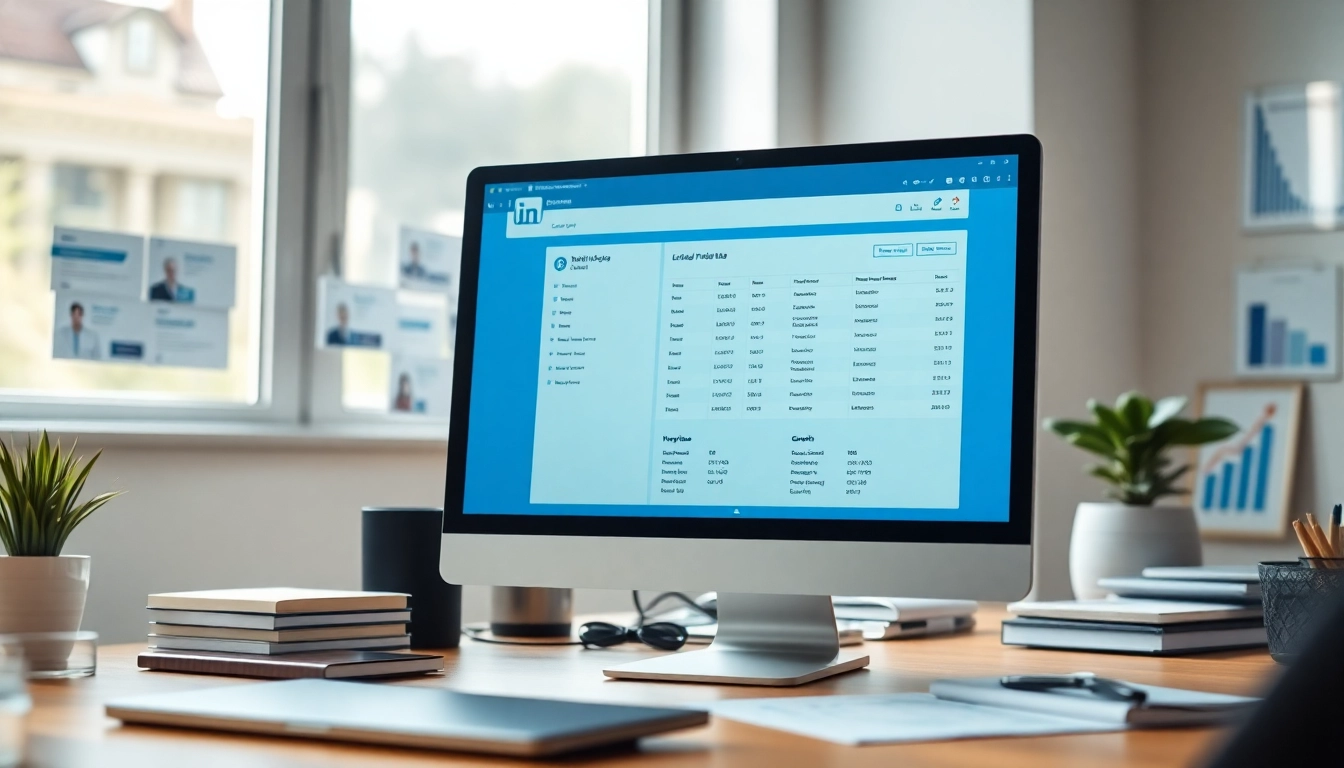 Utilize an affordable linkedin scraping tool in a modern workspace to extract valuable LinkedIn data.