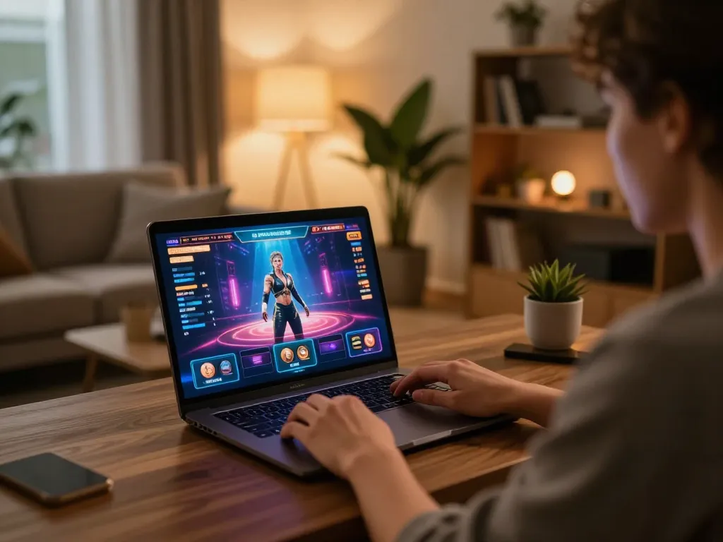 Experience thrilling online gaming at 678vip com with a cozy atmosphere in a modern setting.