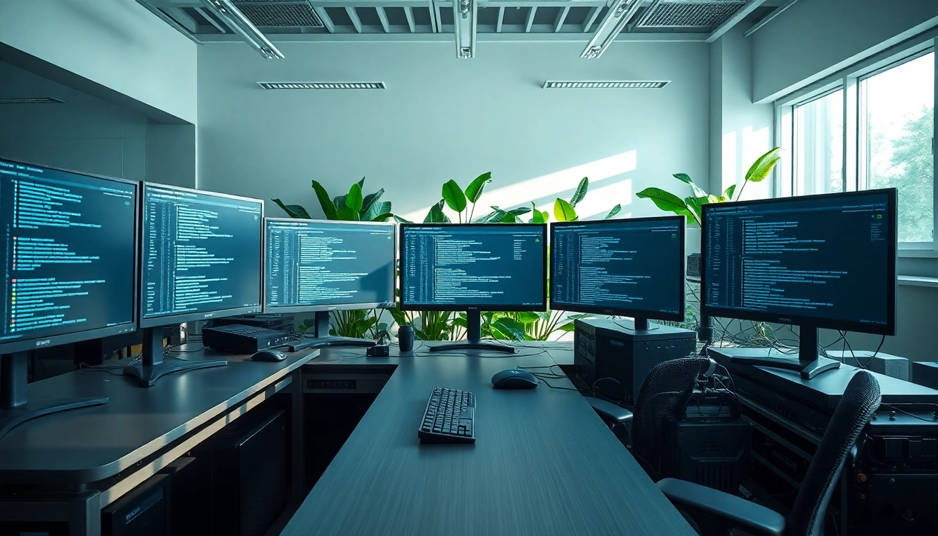 Visualize DoesQA in action with an engaging setup showcasing test automation technology.