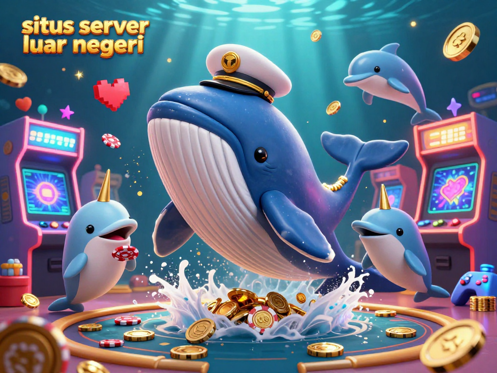 Play poker with vibrant marine creatures in the ultra-rich scene of situs server luar negeri.