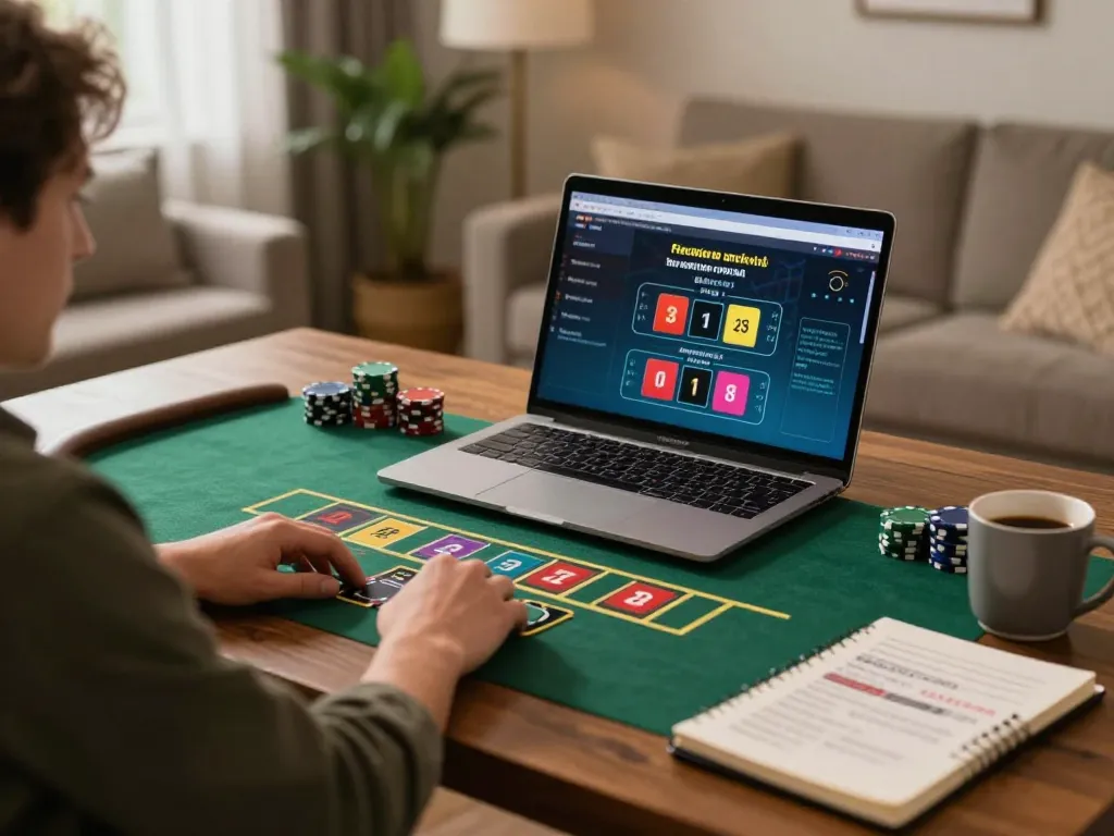u888 player enjoying an online blackjack game with engaging live dealer from home.