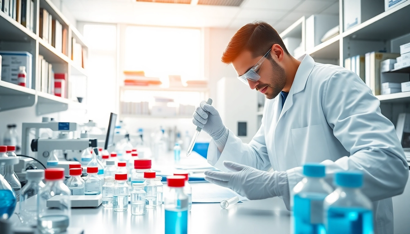 Analyze peptides supplied by leading peptide research suppliers USA in a modern laboratory.