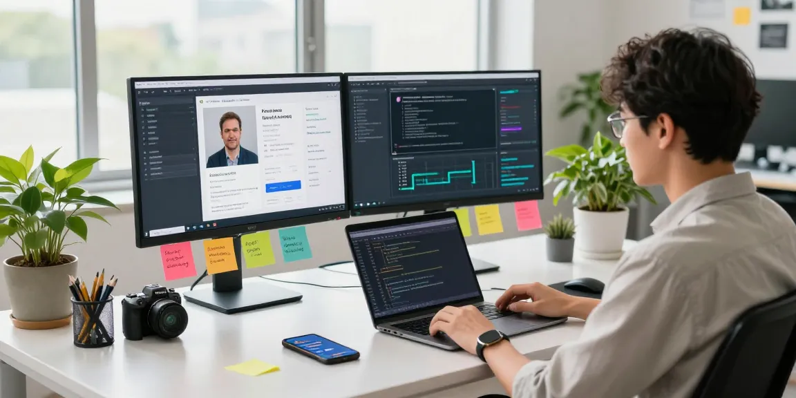 Detect AI images in a professional content moderation workspace with monitors displaying AI detection tools.