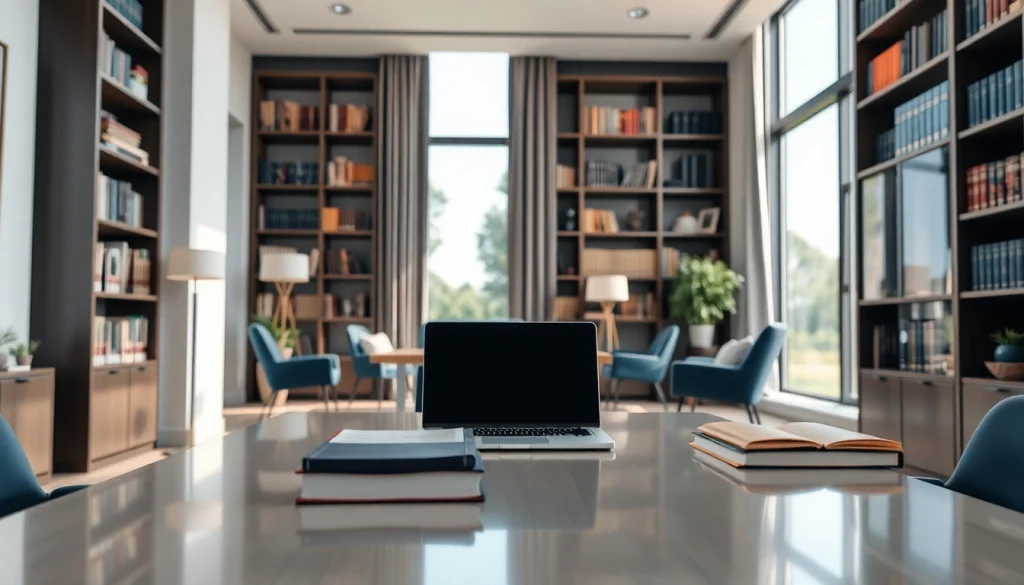 Engaging legal workspace at http://www.jacobsonpilaw.com filled with modern design elements and natural light.
