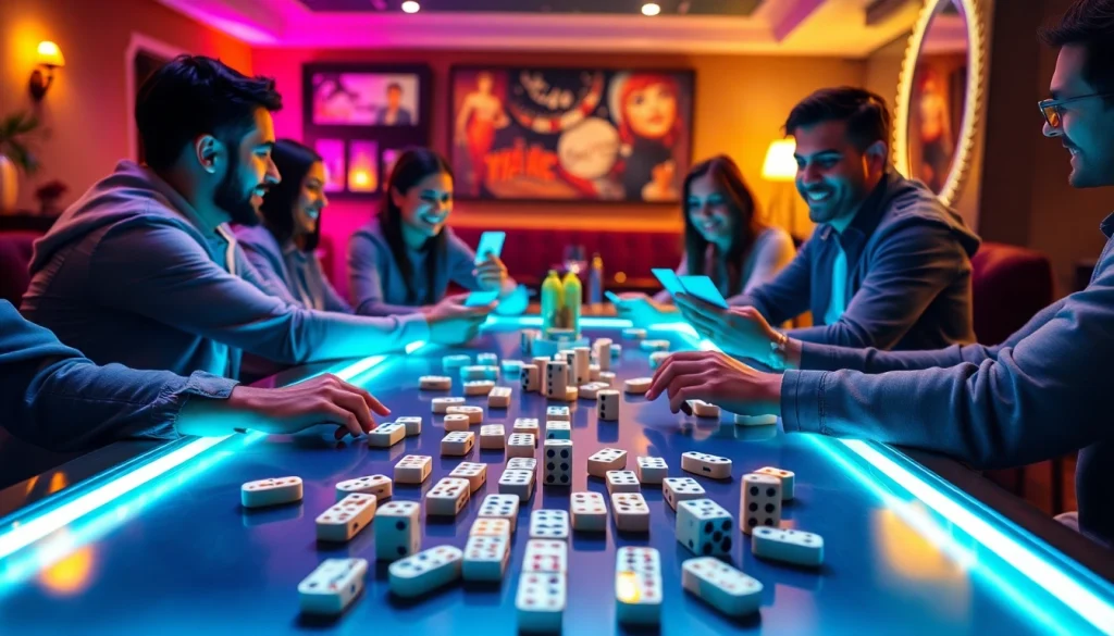 Daftar Domino88 game menunjukkan pemain antusias dalam suasana bermain yang seru dan ramah.