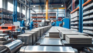 Alnico magnets manufacturer in china producing high-quality magnets in a high-tech facility.