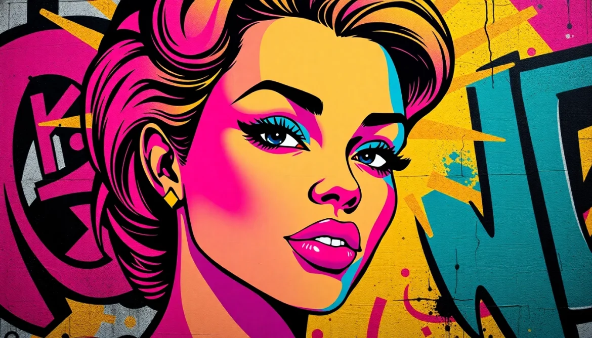 Elevate Your Space with Unique and Colorful Pop Art Canvas