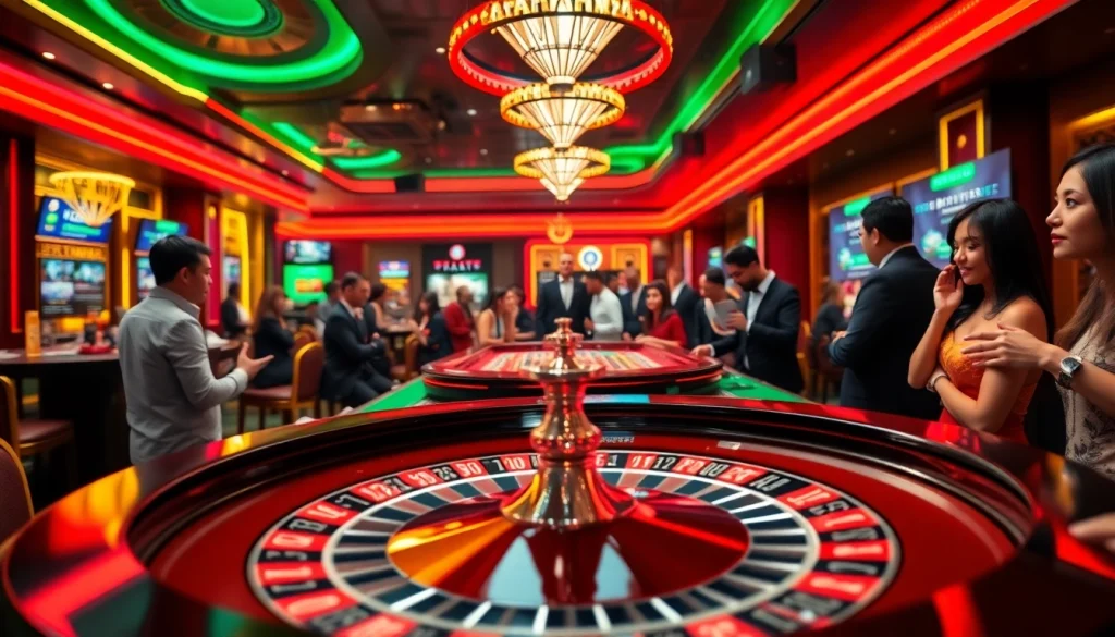 Experience the excitement of KJC AC 3 at an exhilarating casino game table filled with vibrant action and winning opportunities.