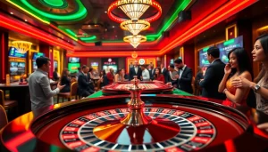 Experience the excitement of KJC AC 3 at an exhilarating casino game table filled with vibrant action and winning opportunities.