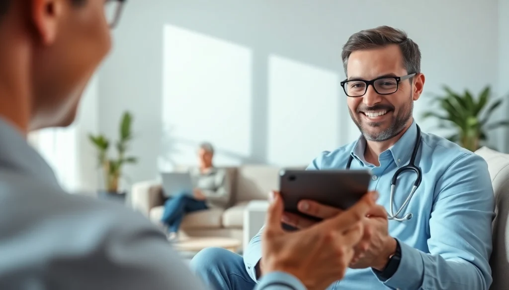 Engage with your healthcare provider through telehealth service on https://www.medexdtc.com in a comforting home environment.