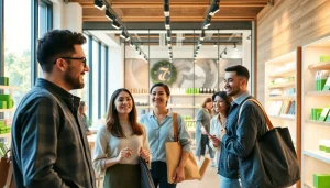 Showcasing the vibrant shopping atmosphere at 79king with happy customers and stylish products.