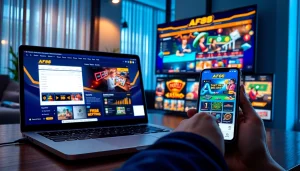 AF88 online gambling platform interface showcasing user-friendly experience and game excitement.