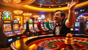 Menangkan hadiah besar dengan kasinojitu dalam suasana kasino online yang ramai.