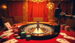 Capturing casino excitement, an MV88 microphone records vibrant gameplay at the roulette table.