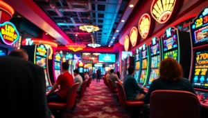 Pengalaman bermain Bensu4D yang memikat dalam suasana kasino virtual yang cerah.