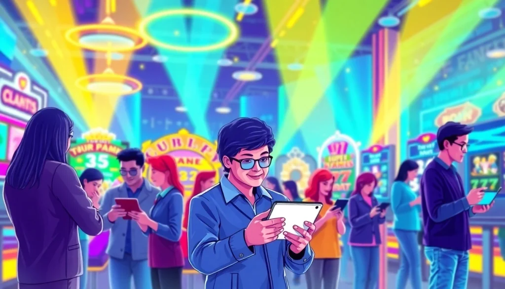 Jentoto platform menampilkan pemain menikmati berbagai permainan slot dan togel secara online.