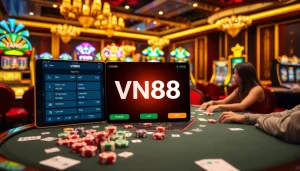 Experience the thrill of VN88 as players engage in exciting casino games and betting action.