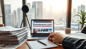 تصفح الأخبار عبر Emiratenewsday.com من خلال مراسل في مكتب حديث.