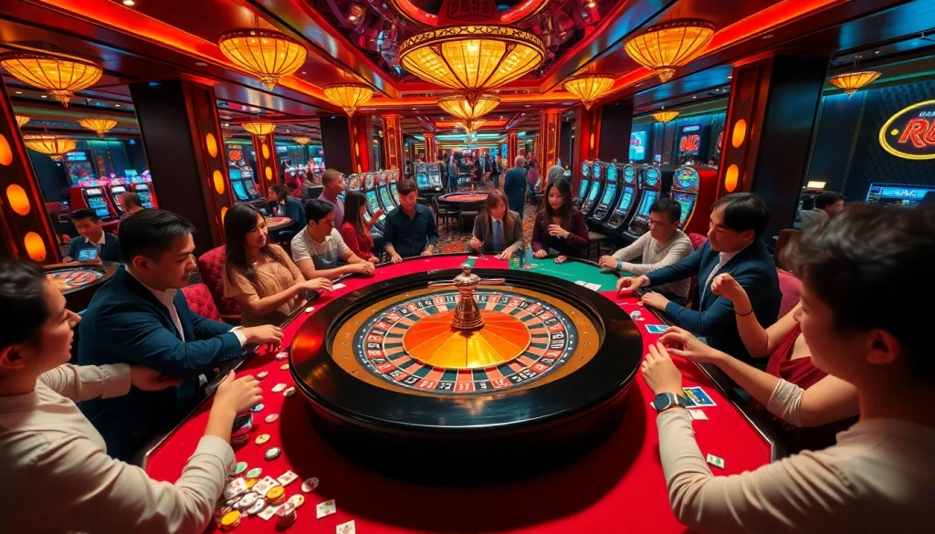 Players celebrate their wins at a casino roulette table, embodying the thrill of "Nếu như vậy bám vào đây" while enjoying the betting experience.