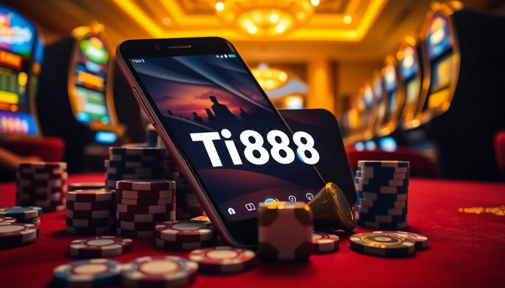 Trải nghiệm cảm giác hồi hộp của tik 88 gaming với hình ảnh casino sống động, hành động trên điện thoại và lối chơi đầy cuốn hút.