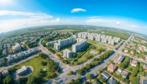 Tampines St 95 EC development site showcasing modern architectural plans and surrounding greenery.