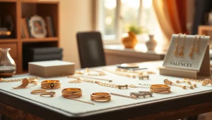 Showcase of jewelry designs on https://valenciakey.es highlighting craftsmanship and elegance.