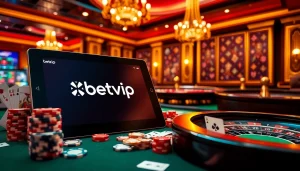 Trải nghiệm cảm giác hồi hộp của Betvip với giao diện casino trực tuyến cuốn hút và lối chơi sống động.