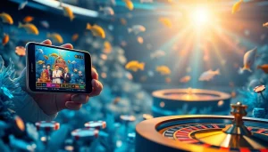 Bắn cá đổi thưởng gaming excitement with vibrant underwater themes and engaging gameplay.