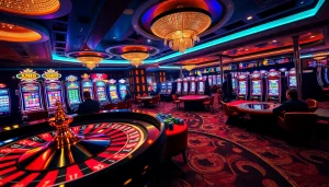 Experience the excitement of XN 88 with vibrant casino scenes featuring roulette, poker, and slots.