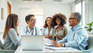 Consultation regarding Oral Weight Loss Treatments in a modern healthcare setting.