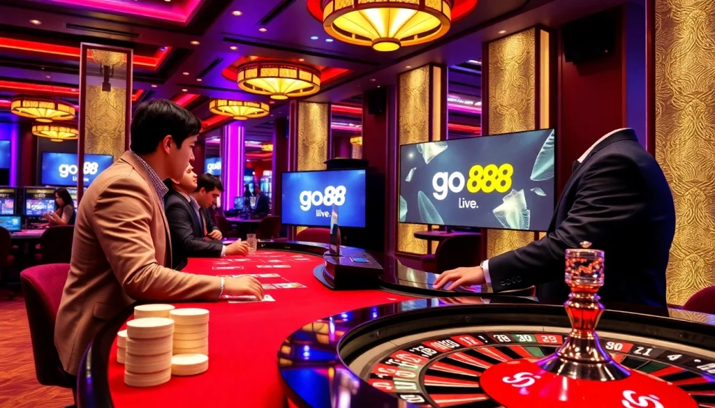 Experience the thrill of go88 live with exciting dealer interactions and lively gameplay.