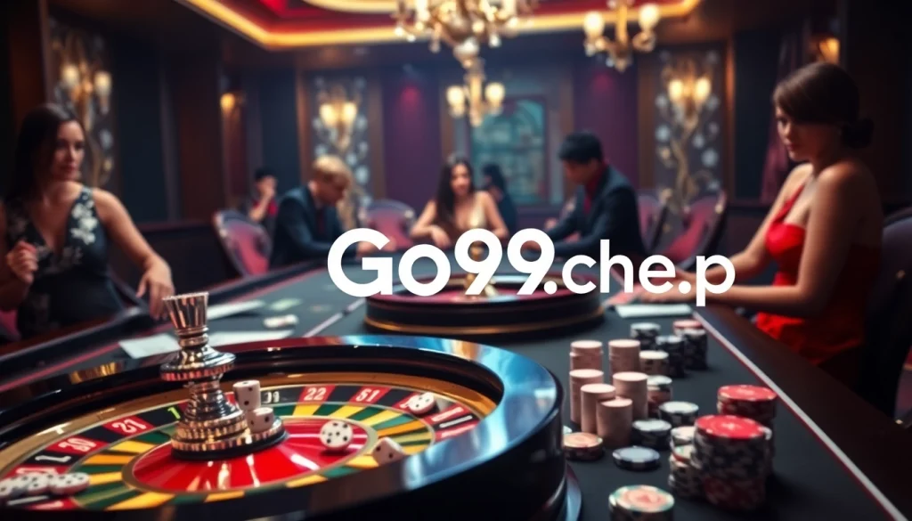 Experience thrilling table games at Go99.cheap with professional cards and chips.