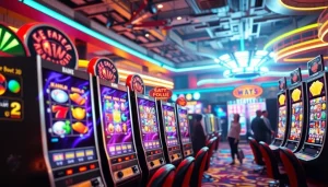 Permainan walettoto slot yang menarik dengan simbol warna-warni dan mesin slot terbaru.