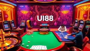 Experience the thrill of UU88 with vibrant casino games and engaging digital interfaces.