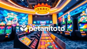 Menggambarkan petanitoto dalam suasana permainan slot online yang mengasyikkan dan menarik perhatian.