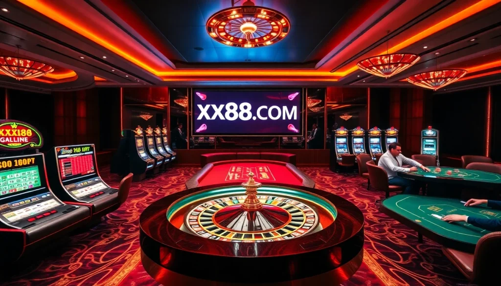 Experience the thrill of winning at XX88.COM's luxurious casino with vibrant games and professional tables.
