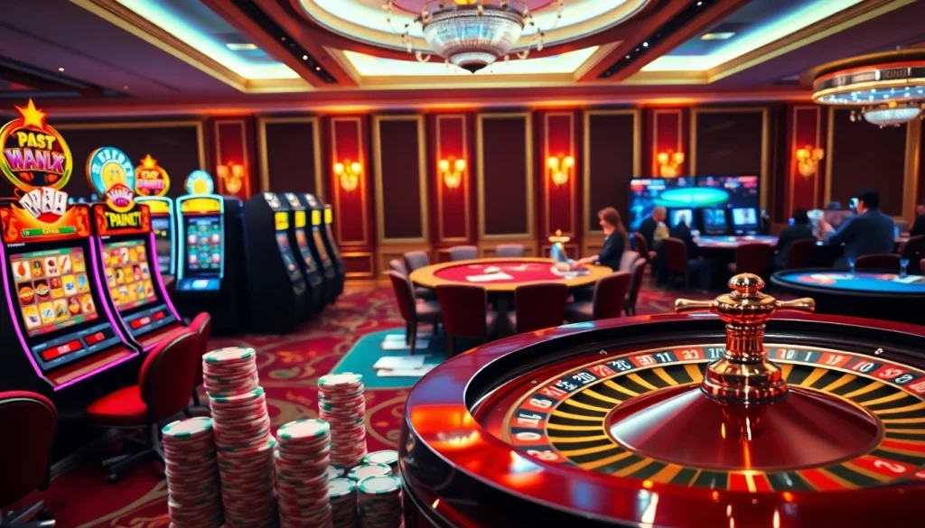 Experience thrilling online gaming at sinbet.ink with vibrant casino tables and lively players.