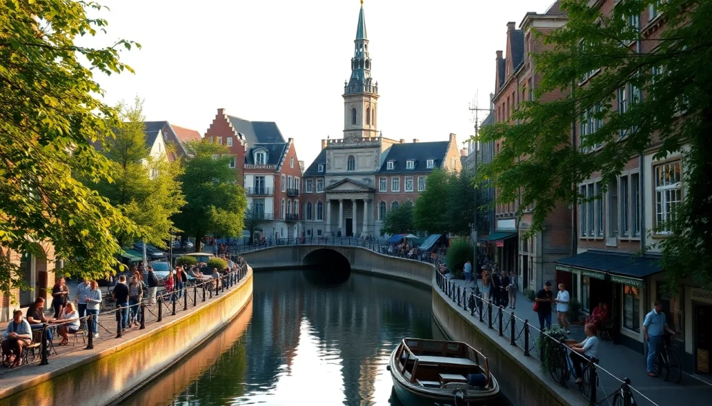 Bekijk de prachtige Domtoren in Utrecht via https://allesinutrecht.nl, met lokale bewoners en levendige grachten.