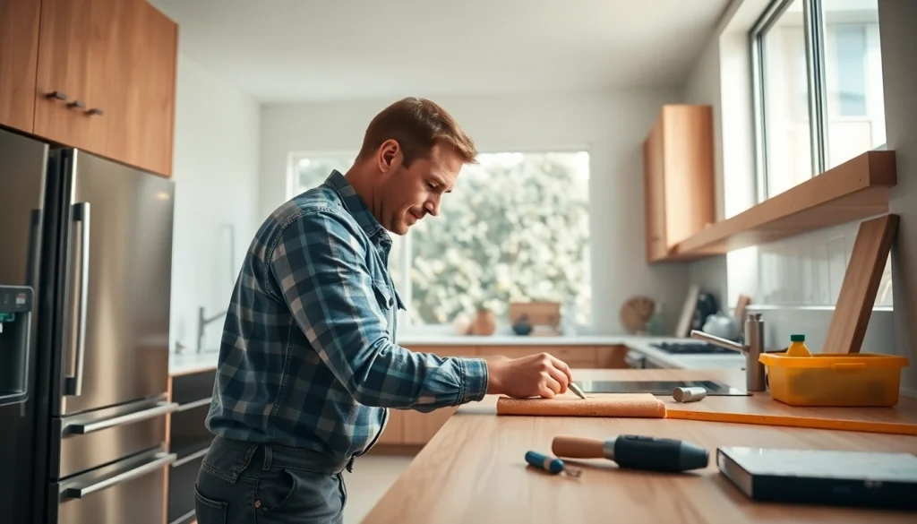 Transform a space with expert home renovation techniques and modern kitchen design.