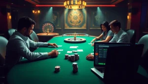 Experience the thrill of OK365 Trang chủ with intense poker action, luxurious settings, and online gaming excitement.