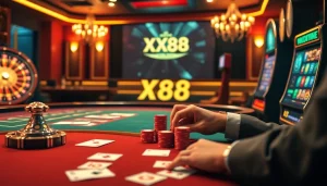 Experience the excitement of gambling with XX88.AI's online casino featuring dynamic poker, roulette, and slot machines.