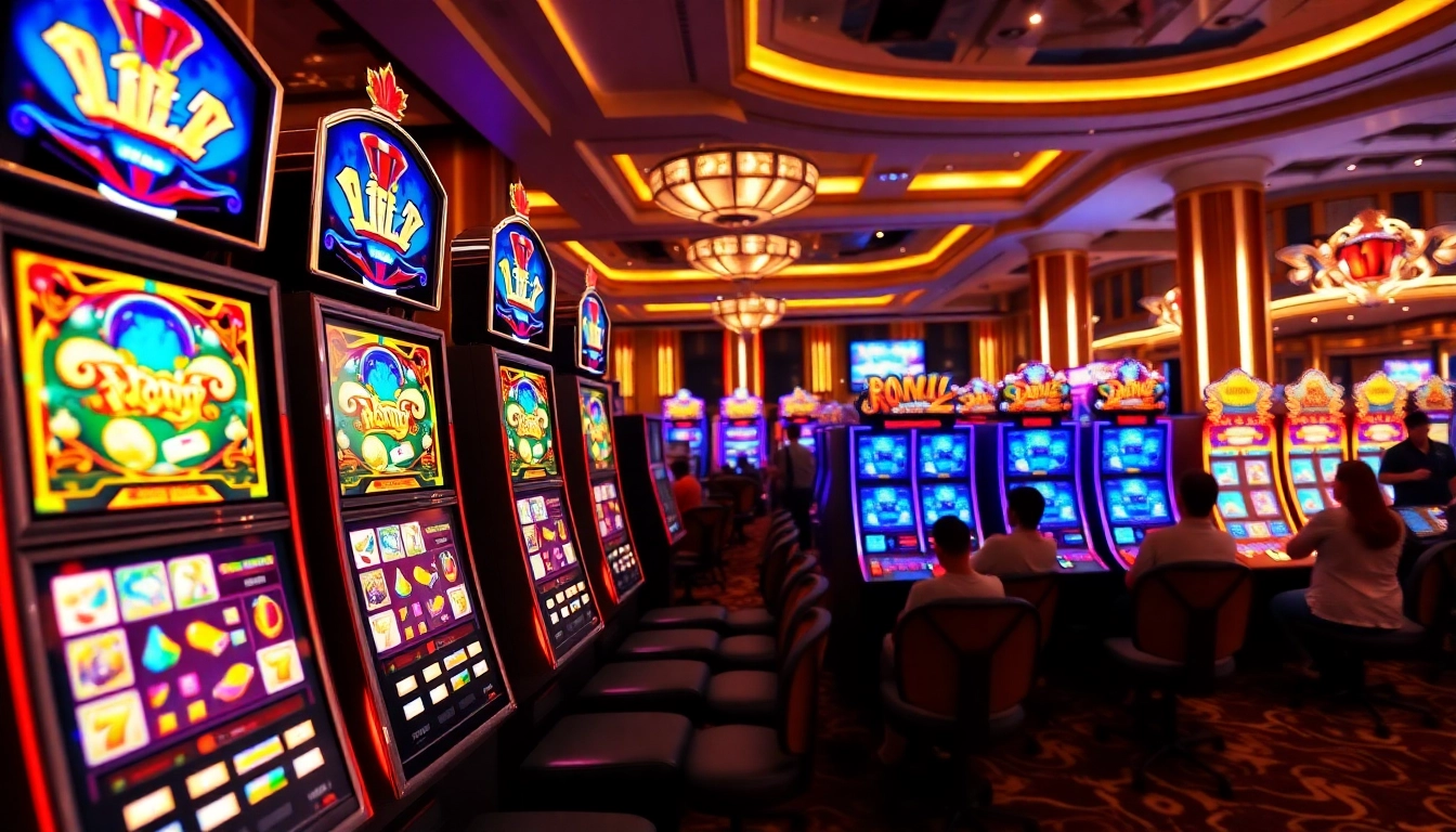 เล่น 918kiss slot ที่เต็มไปด้วยสีสันและเครื่องสล็อตในคาสิโนหรู