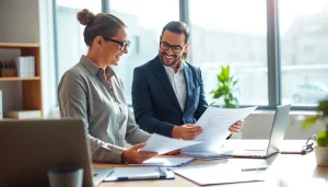 Find expert Insurance Claims Help with a professional advisor guiding a client through documentation.