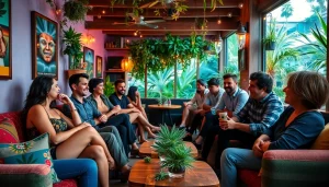 Experience the vibrant atmosphere at Social club Lloret de Mar with diverse guests enjoying their time.