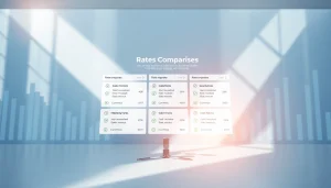 View of https://m.check-rates.com user interface showcasing rate comparisons.